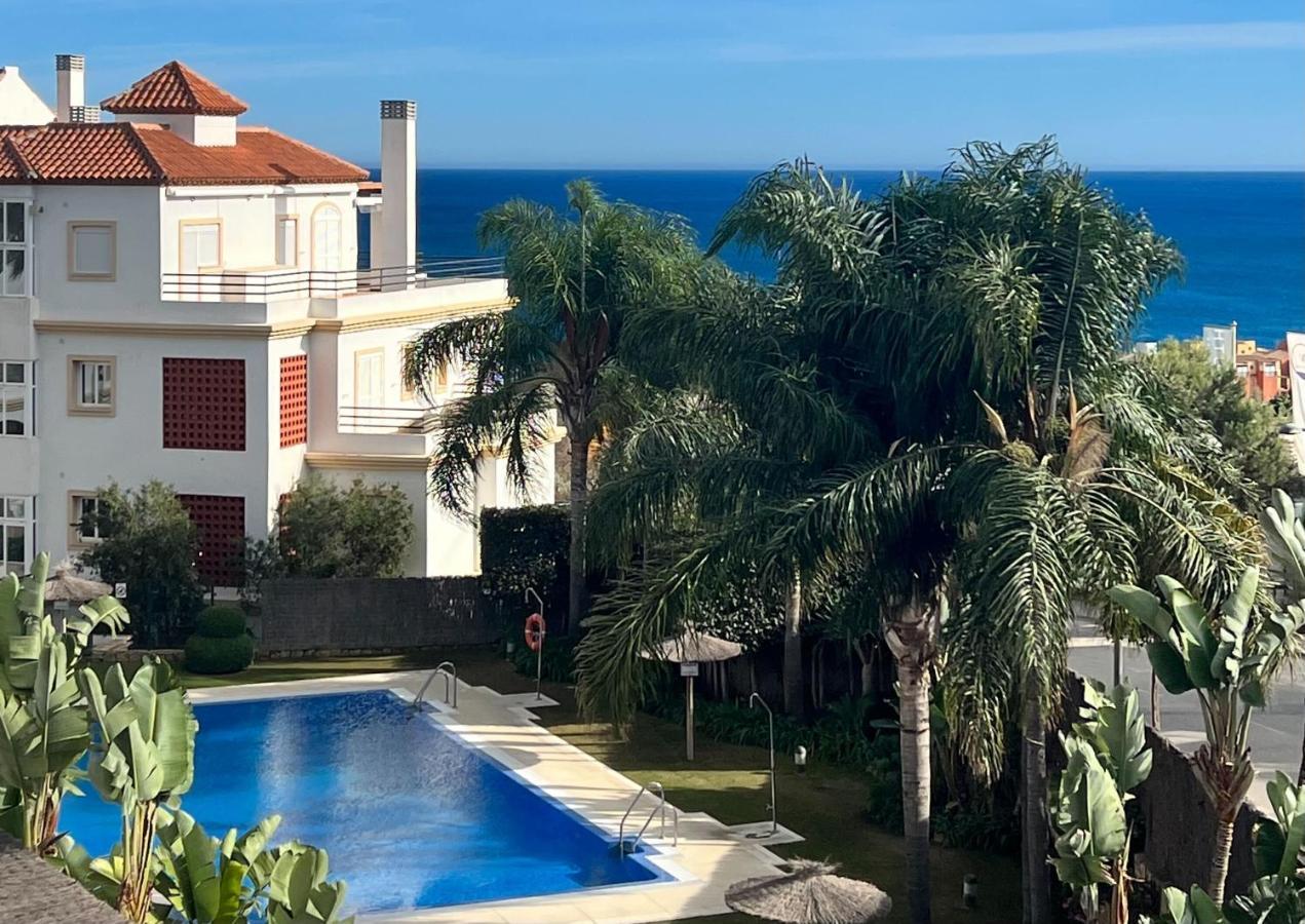Vistas Al Mar En Jardines Del Mar Mediterraneo Castillo de Sabinillas Exterior foto